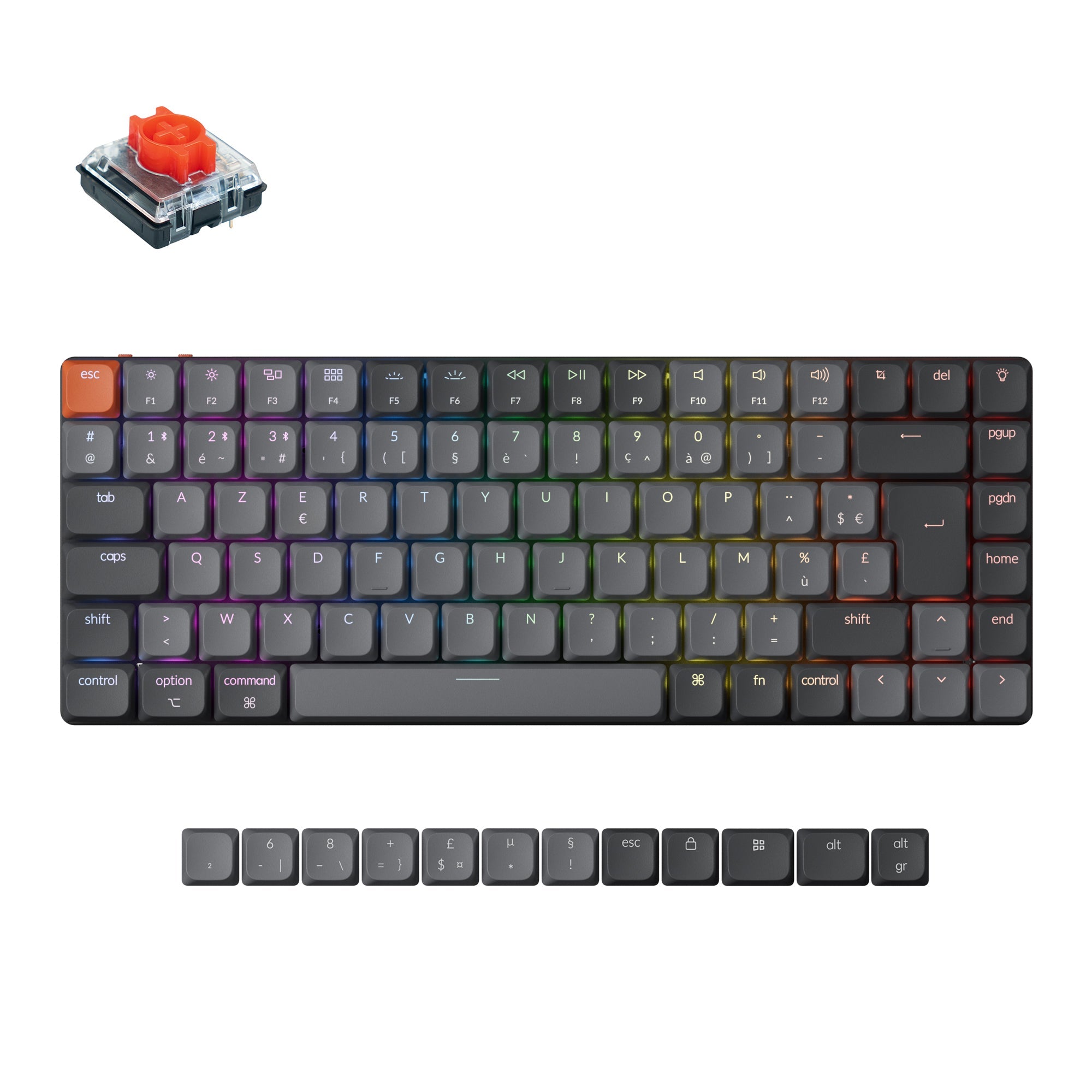Keychron K3 Max QMK/VIA Draadloos Aangepast Mechanisch Toetsenbord ISO-indeling Collectie