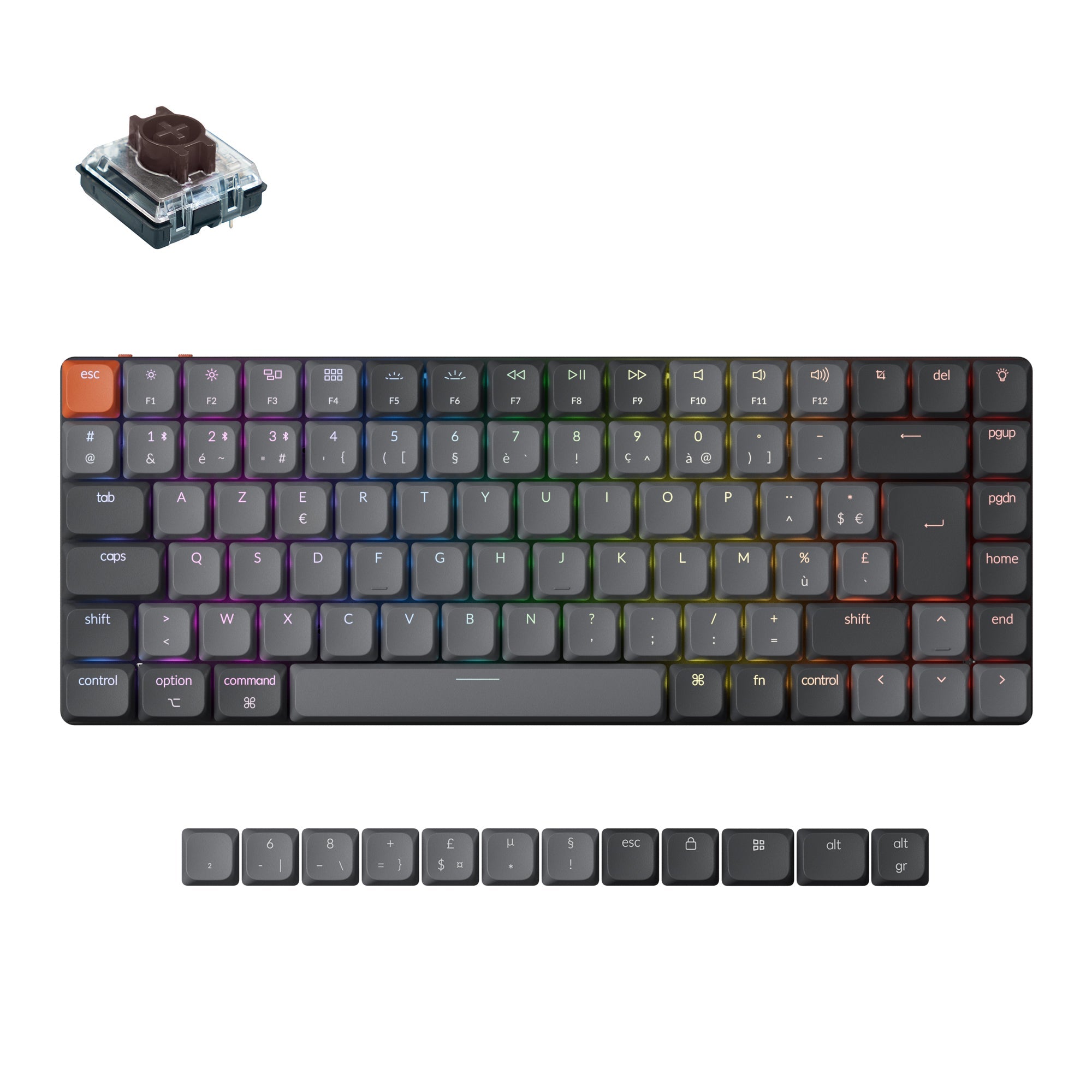 Keychron K3 Max QMK/VIA Draadloos Aangepast Mechanisch Toetsenbord ISO-indeling Collectie