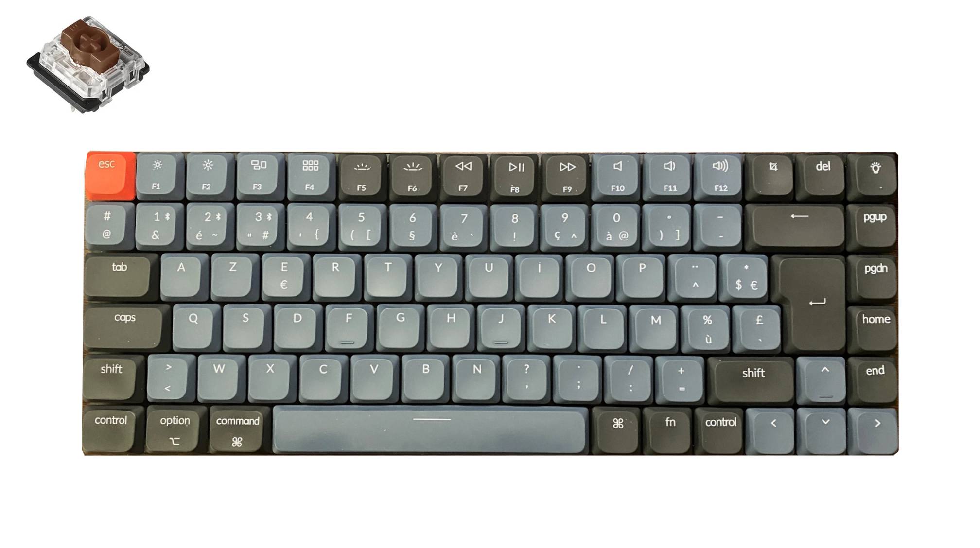 Keychron K3 Pro QMK/VIA Draadloos mechanisch toetsenbord ISO Layout-collectie