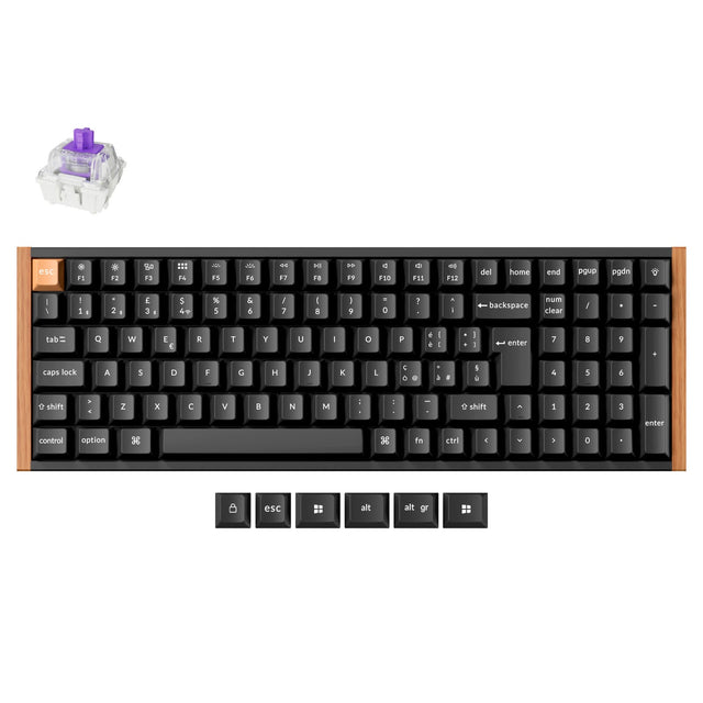 Keychron K4 HE Draadloos Magnetisch Schakelaar Aangepast Toetsenbord ISO-indeling Collectie