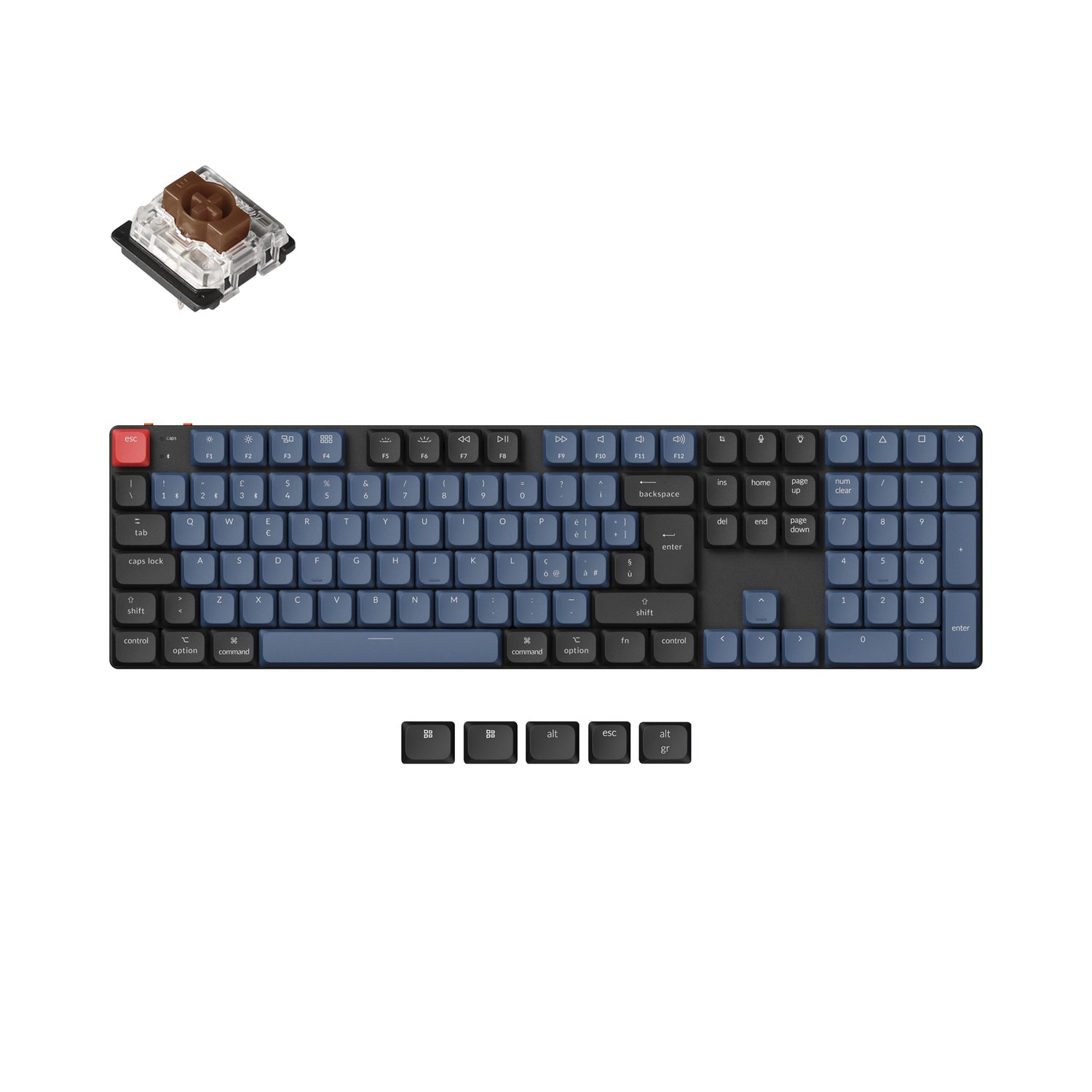 Keychron K5 Pro QMK/VIA Draadloos Aangepast Mechanisch Toetsenbord ISO-indeling Collectie