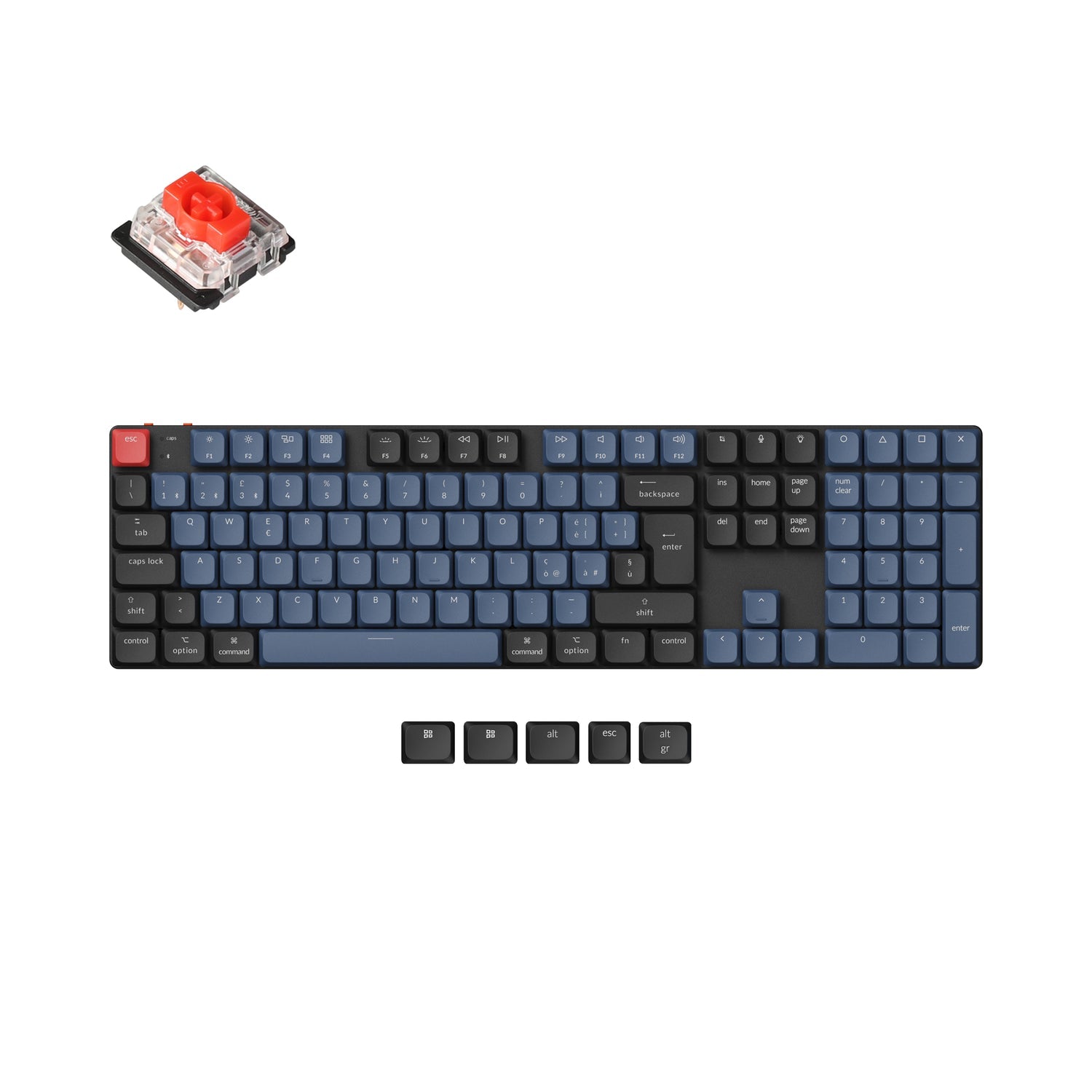 Keychron K5 Pro QMK/VIA Draadloos Aangepast Mechanisch Toetsenbord ISO-indeling Collectie