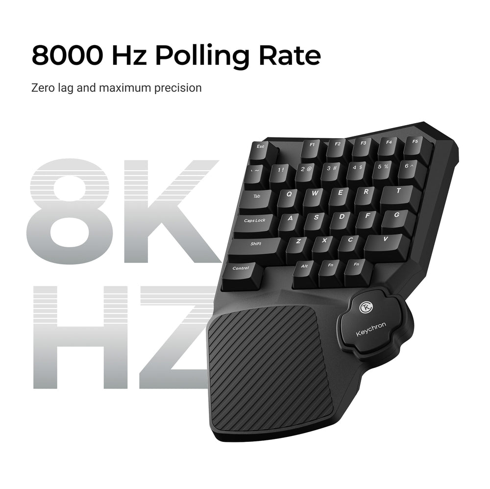 Keychron C0 HE Bedraad Eenhandig Magnetisch Schakeltoetsenbord voor Gaming