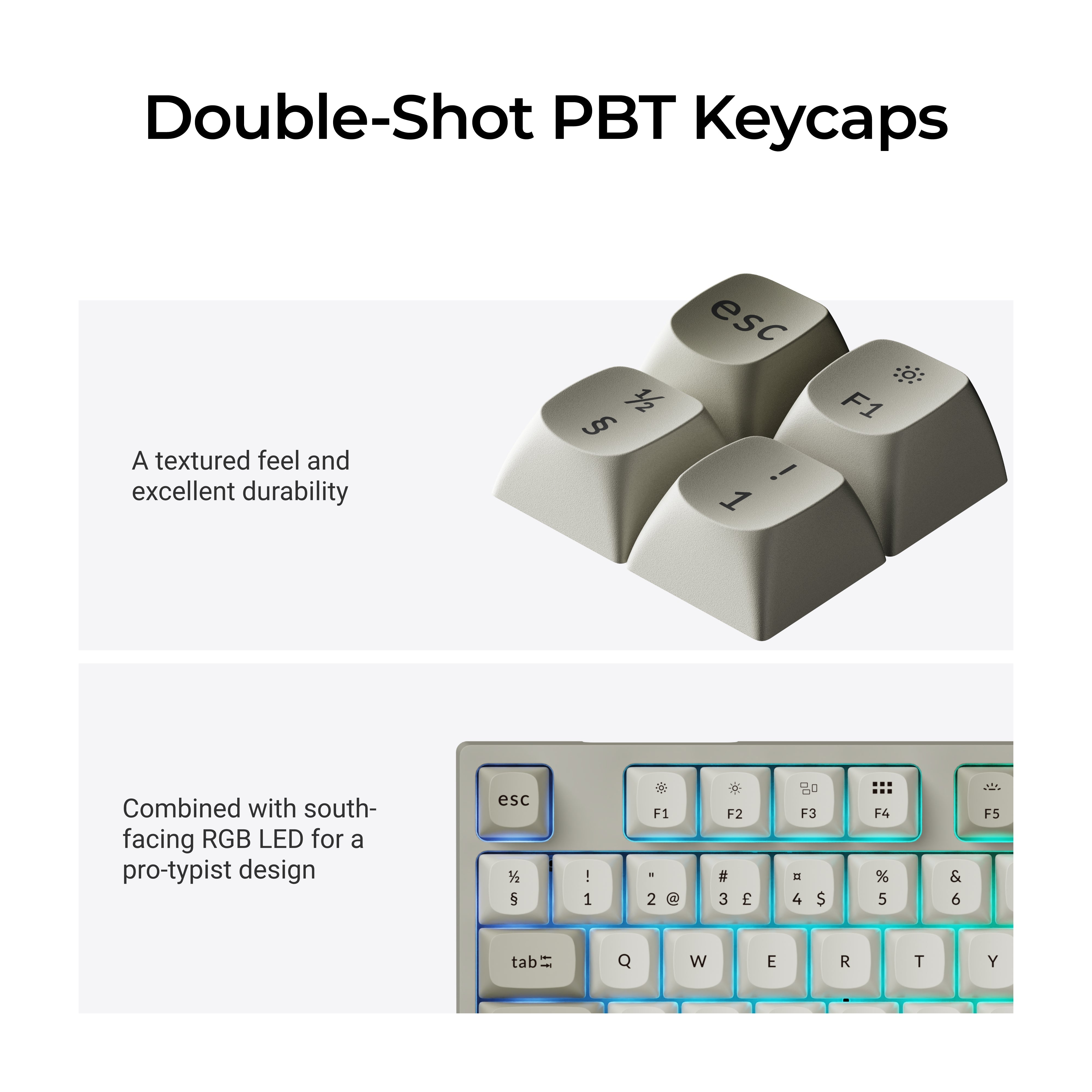 Keychron C1 Pro 8K QMK bedrade aangepaste mechanische toetsenbordcollectie, ISO-indeling