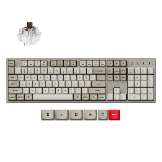 Keychron C2 Pro 8K QMK Bedraad Aangepast Mechanisch Toetsenbord