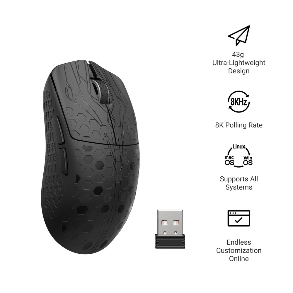 Keychron G5 Ultra Licht Draadloze Muis