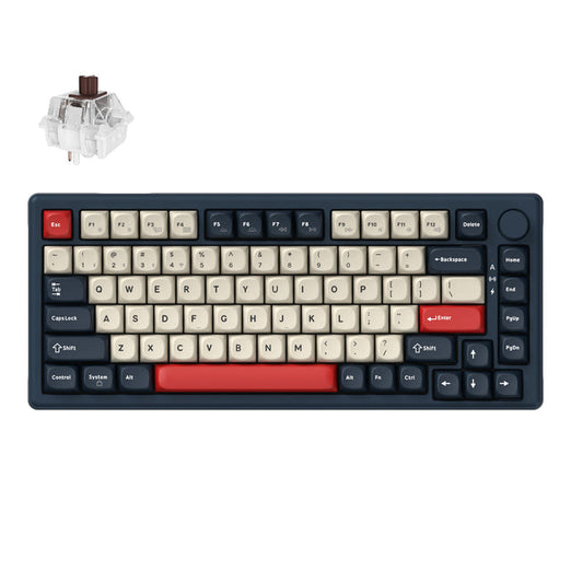 Keychron J2 QMK Draadloos Mechanisch Toetsenbord (US ANSI-indeling)