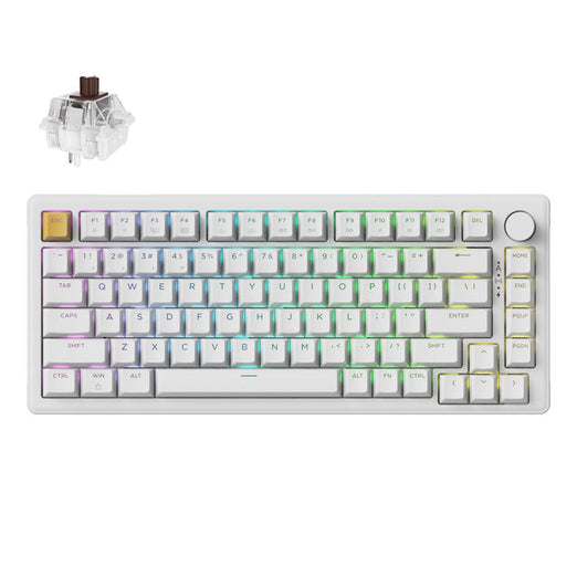 Keychron J2 QMK Draadloos Mechanisch Toetsenbord (US ANSI-indeling)