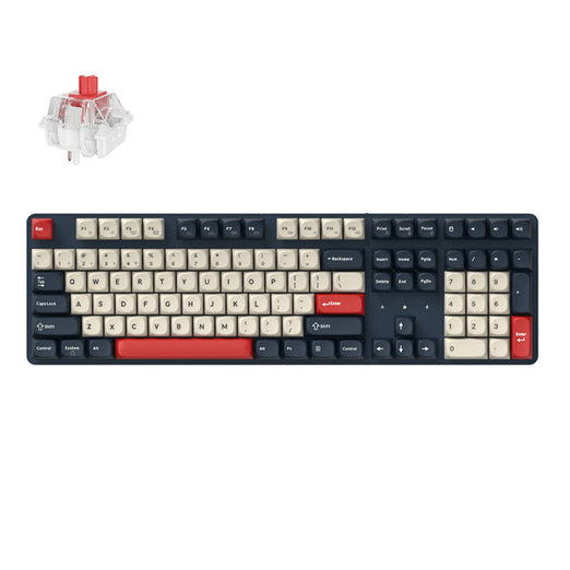 Keychron J5 QMK Draadloos Mechanisch Toetsenbord (US ANSI-indeling)
