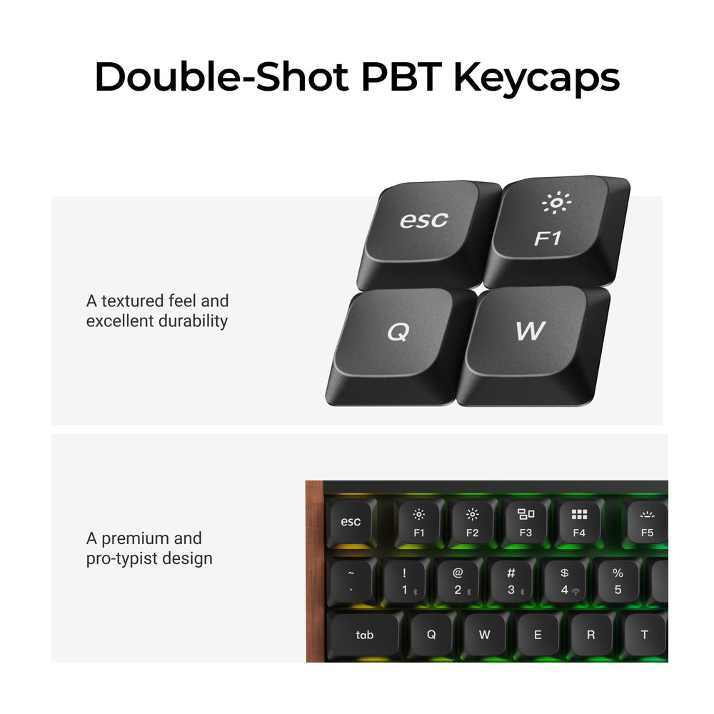 Keychron K1 Ultra 8K draadloos aangepast mechanisch toetsenbord (ANSI US-indeling)