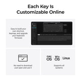 Keychron K1 Ultra 8K draadloos aangepast mechanisch toetsenbord (ANSI US-indeling)