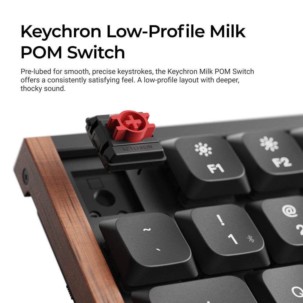 Keychron K1 Ultra 8K draadloos aangepast mechanisch toetsenbord (ANSI US-indeling)