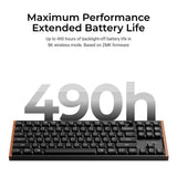 Keychron K1 Ultra 8K draadloos aangepast mechanisch toetsenbord (ANSI US-indeling)