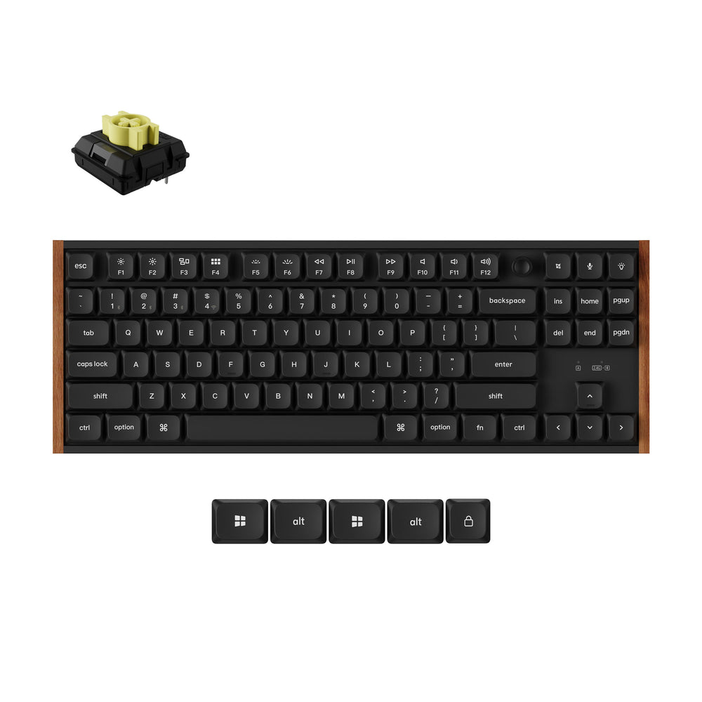 Keychron K1 Ultra 8K draadloos aangepast mechanisch toetsenbord (ANSI US-indeling)