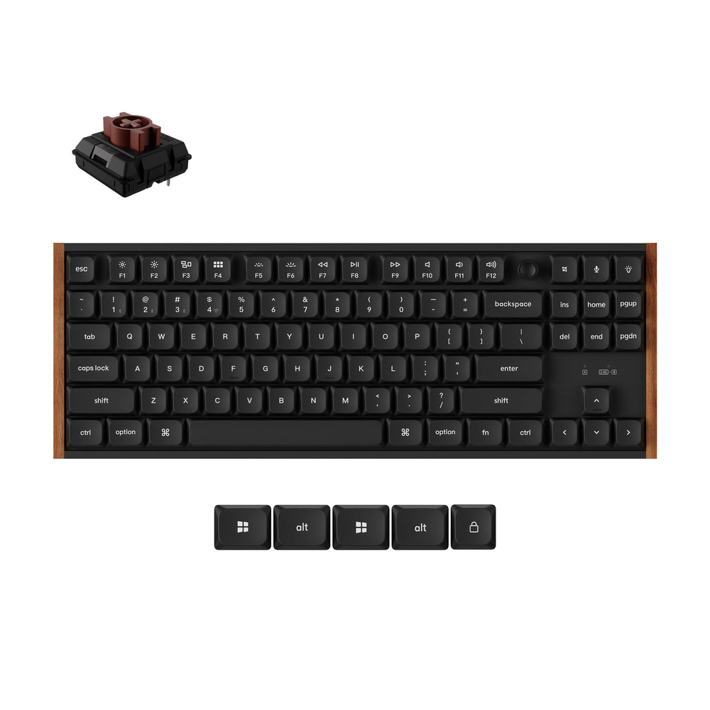 Keychron K1 Ultra 8K draadloos aangepast mechanisch toetsenbord (ANSI US-indeling)