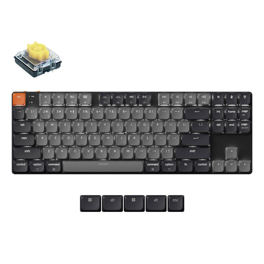Keychron K1 QMK Draadloos Mechanisch Toetsenbord (Versie 6) (US ANSI Toetsenbord)