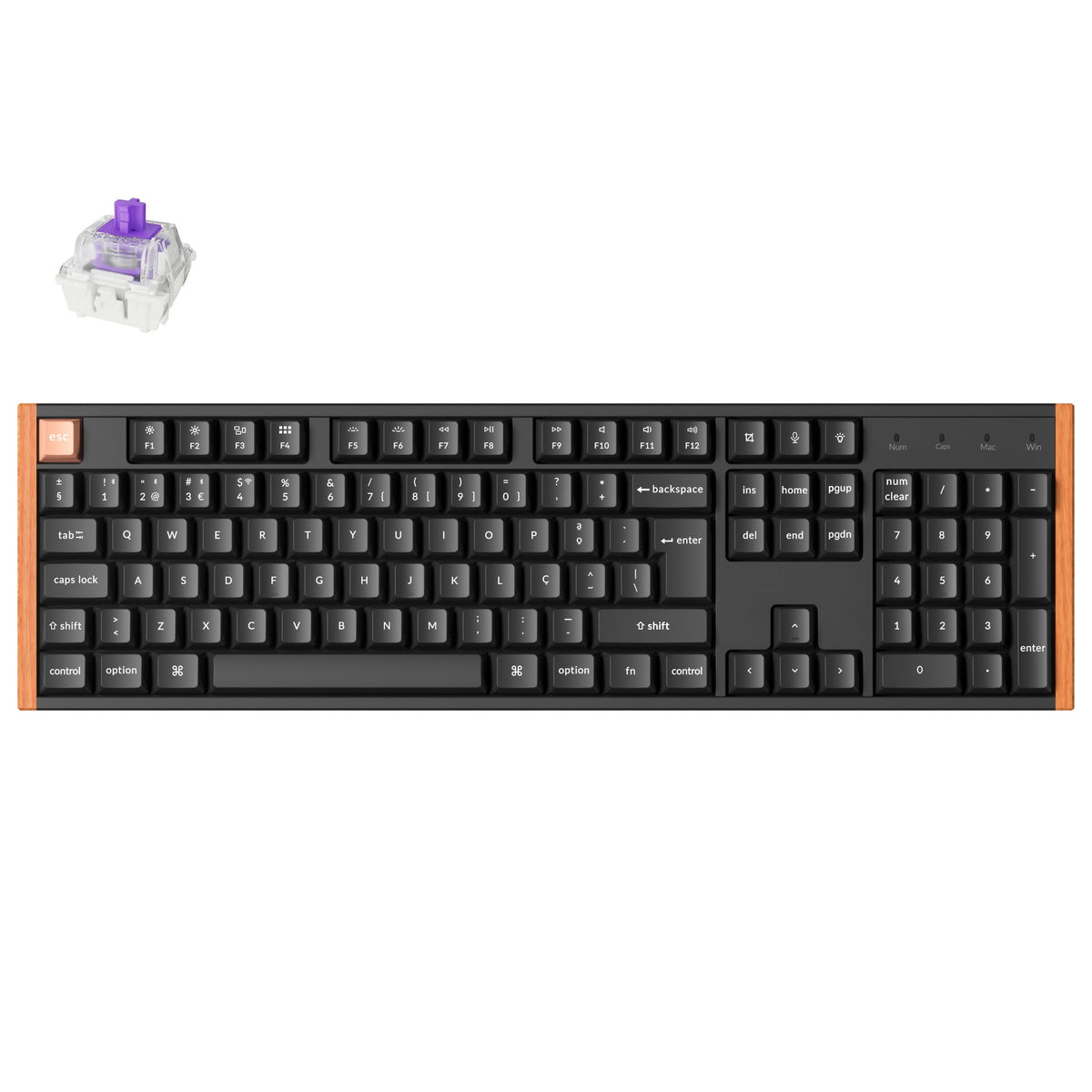 Keychron K10 HE draadloos mechanisch toetsenbord met magnetische switches, ISO-indeling collectie