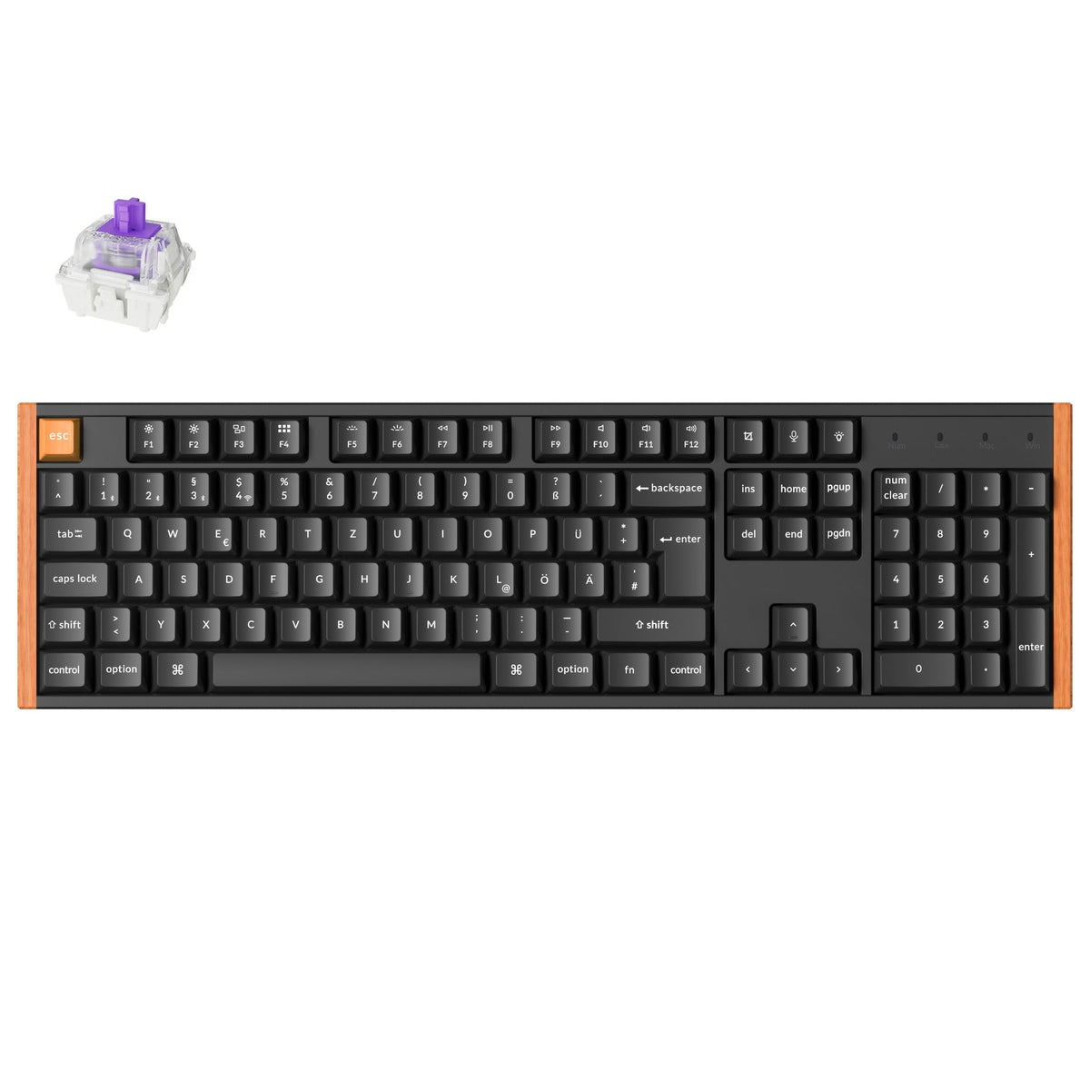 Keychron K10 HE draadloos mechanisch toetsenbord met magnetische switches, ISO-indeling collectie