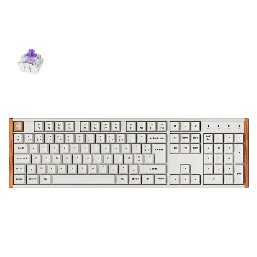Keychron K10 HE draadloos mechanisch toetsenbord met magnetische switches, ISO-indeling collectie