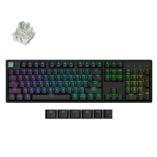 Keychron K10 HE Draadloos Magnetisch Schakeltoetsenbord (US ANSI-indeling)