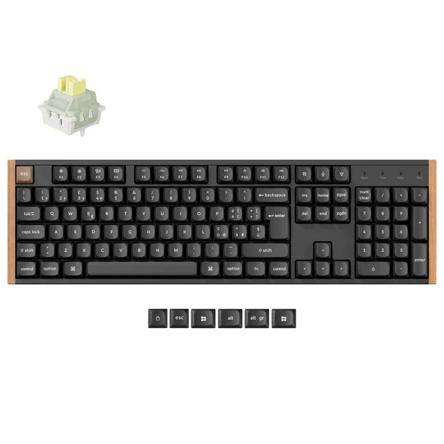 Keychron K10 HE draadloos mechanisch toetsenbord met magnetische switches, ISO-indeling collectie
