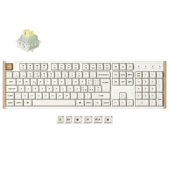 Keychron K10 HE draadloos mechanisch toetsenbord met magnetische switches, ISO-indeling collectie