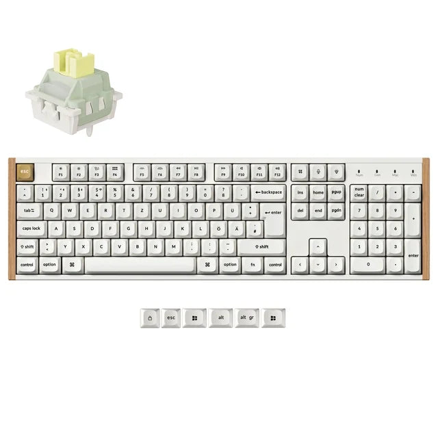 Keychron K10 HE draadloos mechanisch toetsenbord met magnetische switches, ISO-indeling collectie