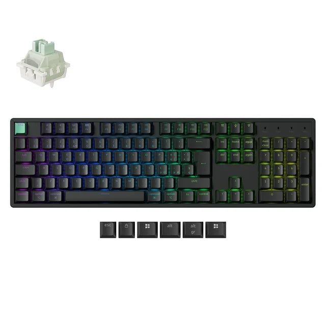 Keychron K10 HE draadloos mechanisch toetsenbord met magnetische switches, ISO-indeling collectie