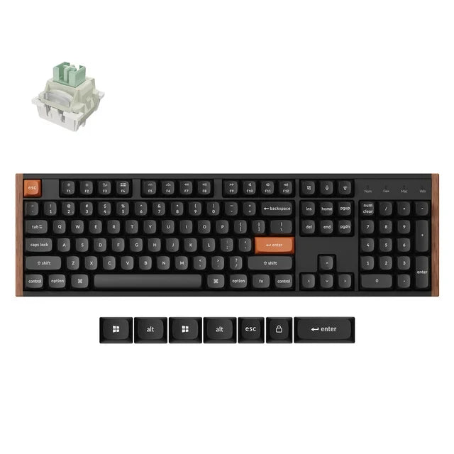 Keychron K10 HE Draadloos Magnetisch Schakeltoetsenbord (US ANSI-indeling)