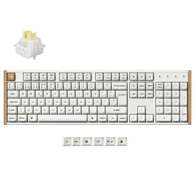 Keychron K10 HE draadloos mechanisch toetsenbord met magnetische switches, ISO-indeling collectie