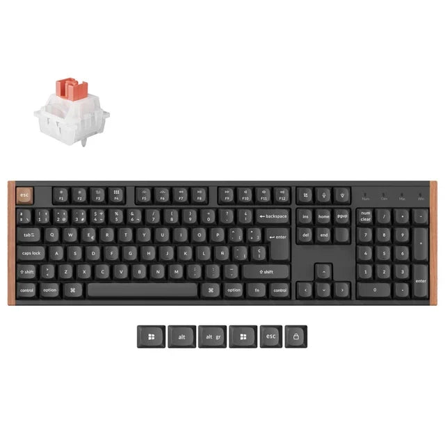 Keychron K10 HE draadloos mechanisch toetsenbord met magnetische switches, ISO-indeling collectie