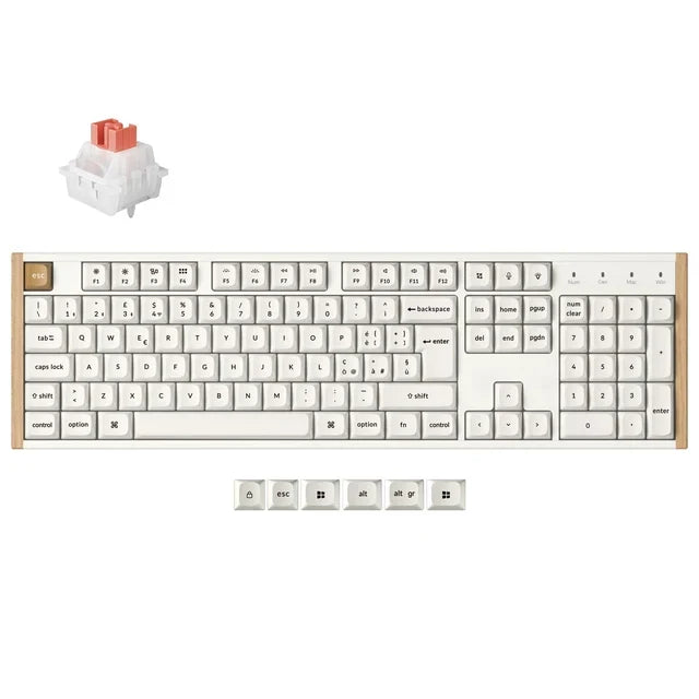 Keychron K10 HE draadloos mechanisch toetsenbord met magnetische switches, ISO-indeling collectie