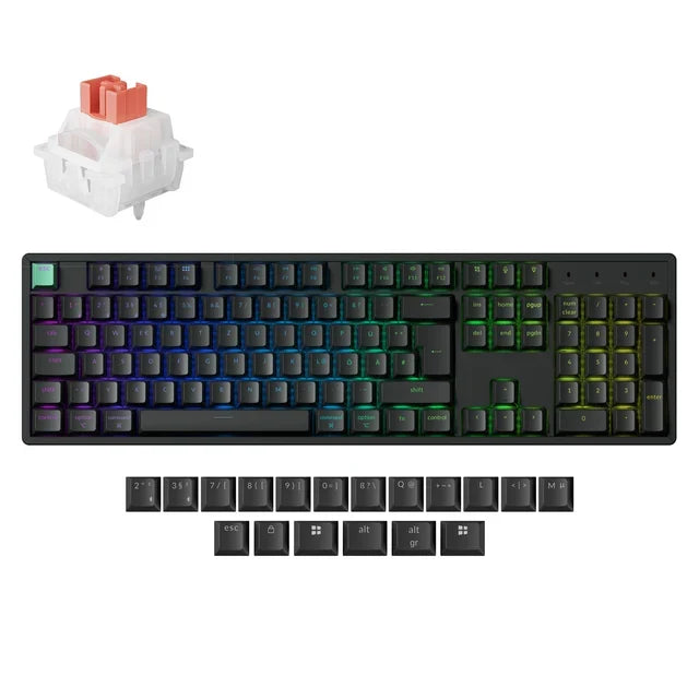 Keychron K10 HE draadloos mechanisch toetsenbord met magnetische switches, ISO-indeling collectie