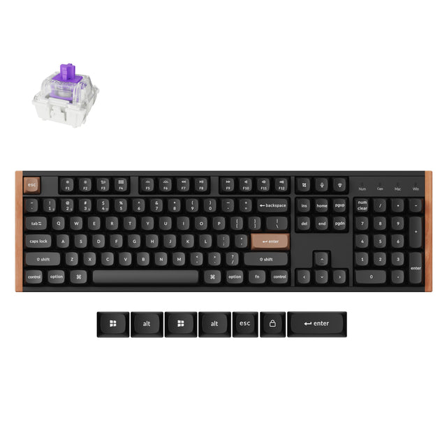 Keychron K10 HE Draadloos Magnetisch Schakeltoetsenbord (US ANSI-indeling)