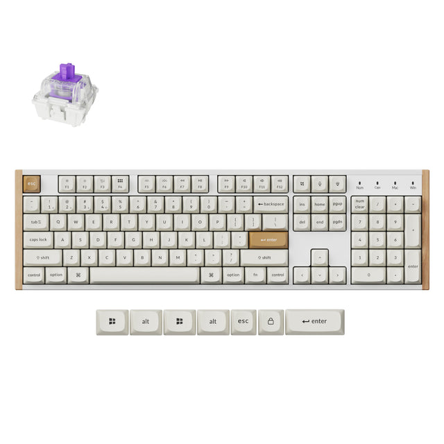 Keychron K10 HE Draadloos Magnetisch Schakeltoetsenbord (US ANSI-indeling)