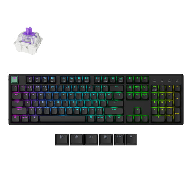 Keychron K10 HE Draadloos Magnetisch Schakeltoetsenbord (US ANSI-indeling)