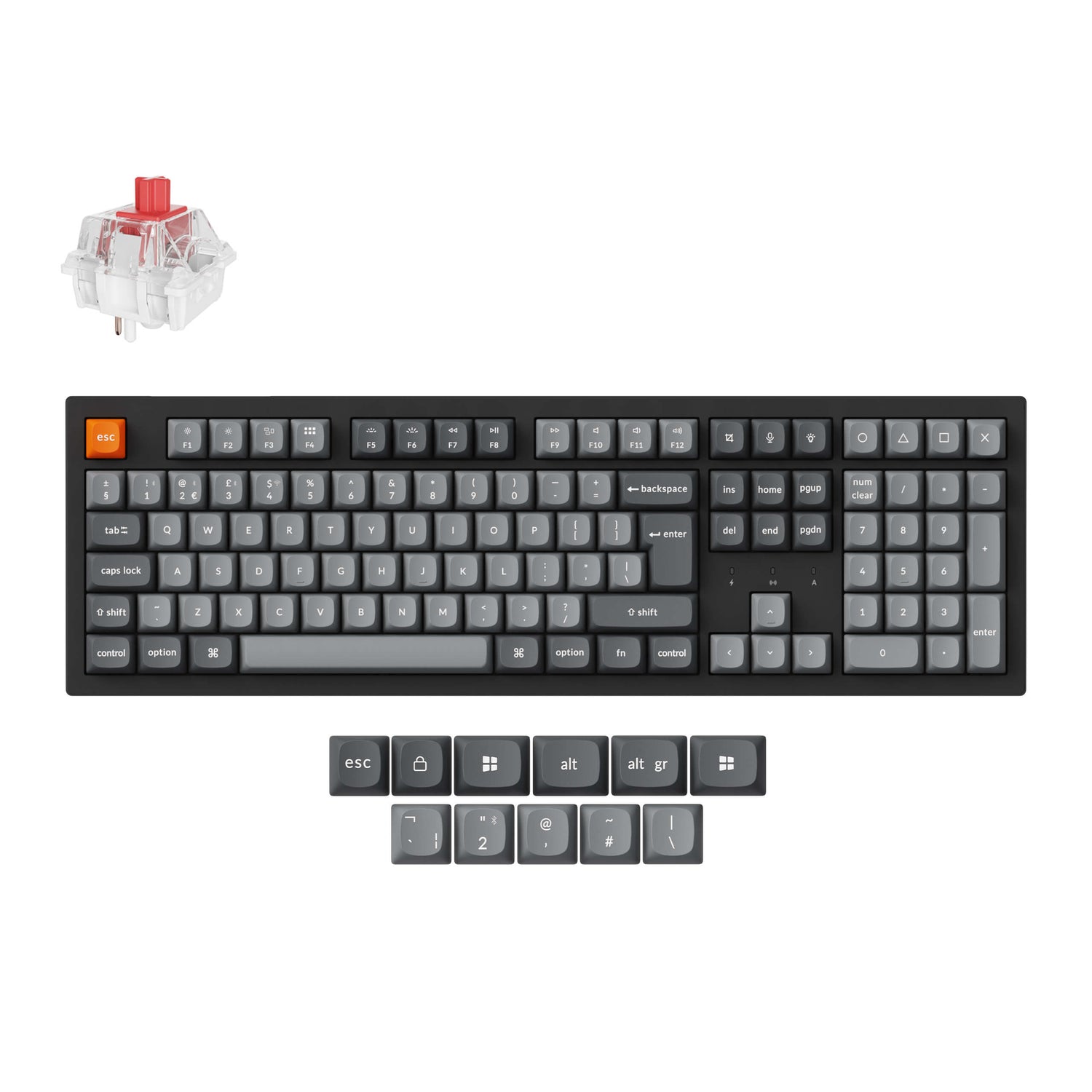 Keychron K10 Max QMK Draadloos Mechanisch Toetsenbord ISO-indeling Collectie