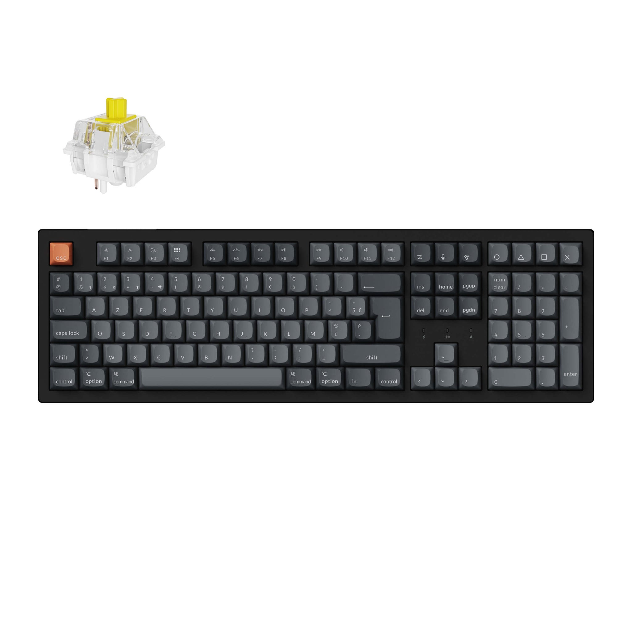 Keychron K10 Max QMK Draadloos Mechanisch Toetsenbord ISO-indeling Collectie