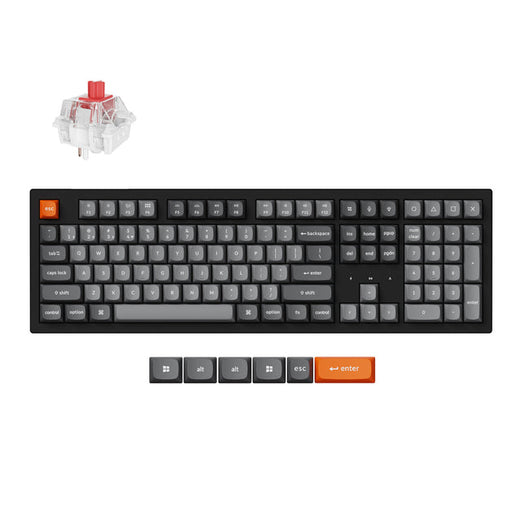 Keychron K10 Max QMK Draadloos Mechanisch Toetsenbord (US ANSI-indeling)