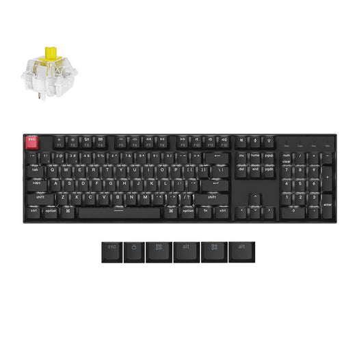 Keychron K10 QMK Draadloos Mechanisch Toetsenbord (Versie 2)(US ANSI Toetsenbord)
