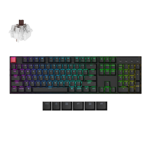 Keychron K10 QMK Draadloos Mechanisch Toetsenbord (Versie 2)(US ANSI Toetsenbord)