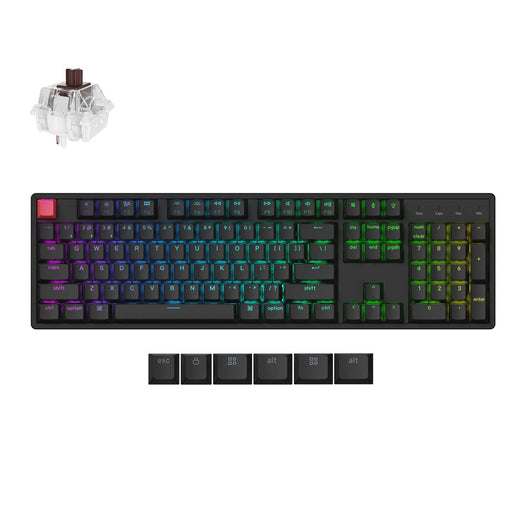 Keychron K10 QMK Draadloos Mechanisch Toetsenbord (Versie 2)(US ANSI Toetsenbord)