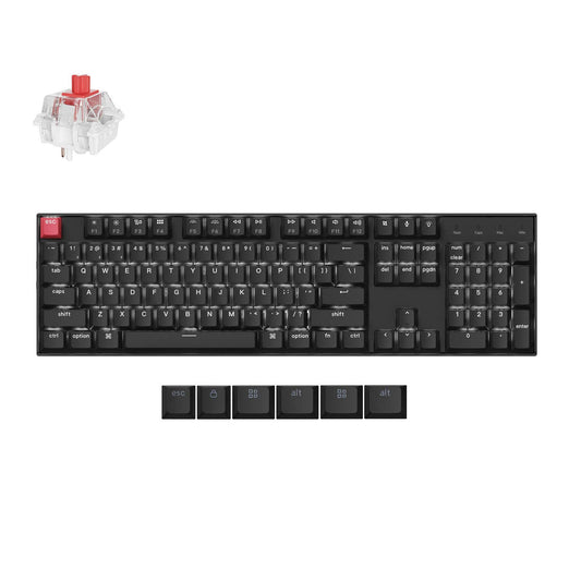 Keychron K10 QMK Draadloos Mechanisch Toetsenbord (Versie 2)(US ANSI Toetsenbord)