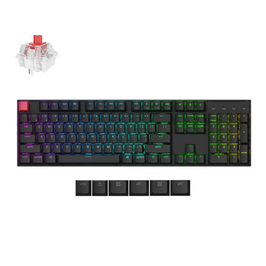Keychron K10 QMK Draadloos Mechanisch Toetsenbord (Versie 2)(US ANSI Toetsenbord)