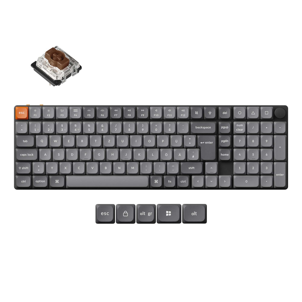 Keychron K17 Max QMK Draadloos Aangepast Mechanisch Toetsenbord ISO-indeling Collectie