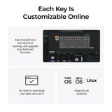Keychron K2 HE Wireless Magnetic Switch Custom Keyboard - Resin Edition (US ANSI Layout)