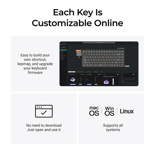 Keychron K2 HE Draadloos Magnetisch Schakeltoetsenbord - Hars Editie (US ANSI-indeling)