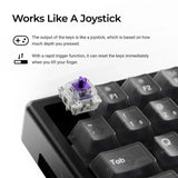 Keychron K2 HE Wireless Magnetic Switch Custom Keyboard - Resin Edition (US ANSI Layout)