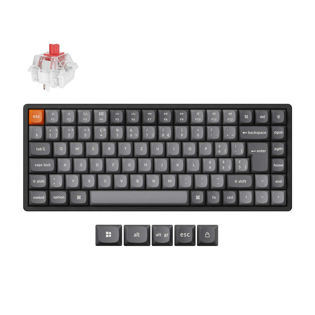 Keychron K2 Max QMK Draadloos Mechanisch Toetsenbord ISO-indeling Collectie