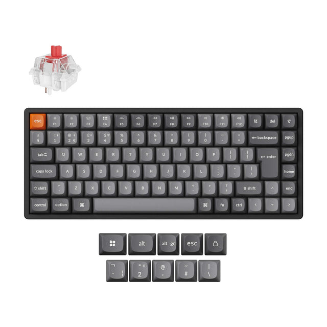 Keychron K2 Max QMK Draadloos Mechanisch Toetsenbord ISO-indeling Collectie